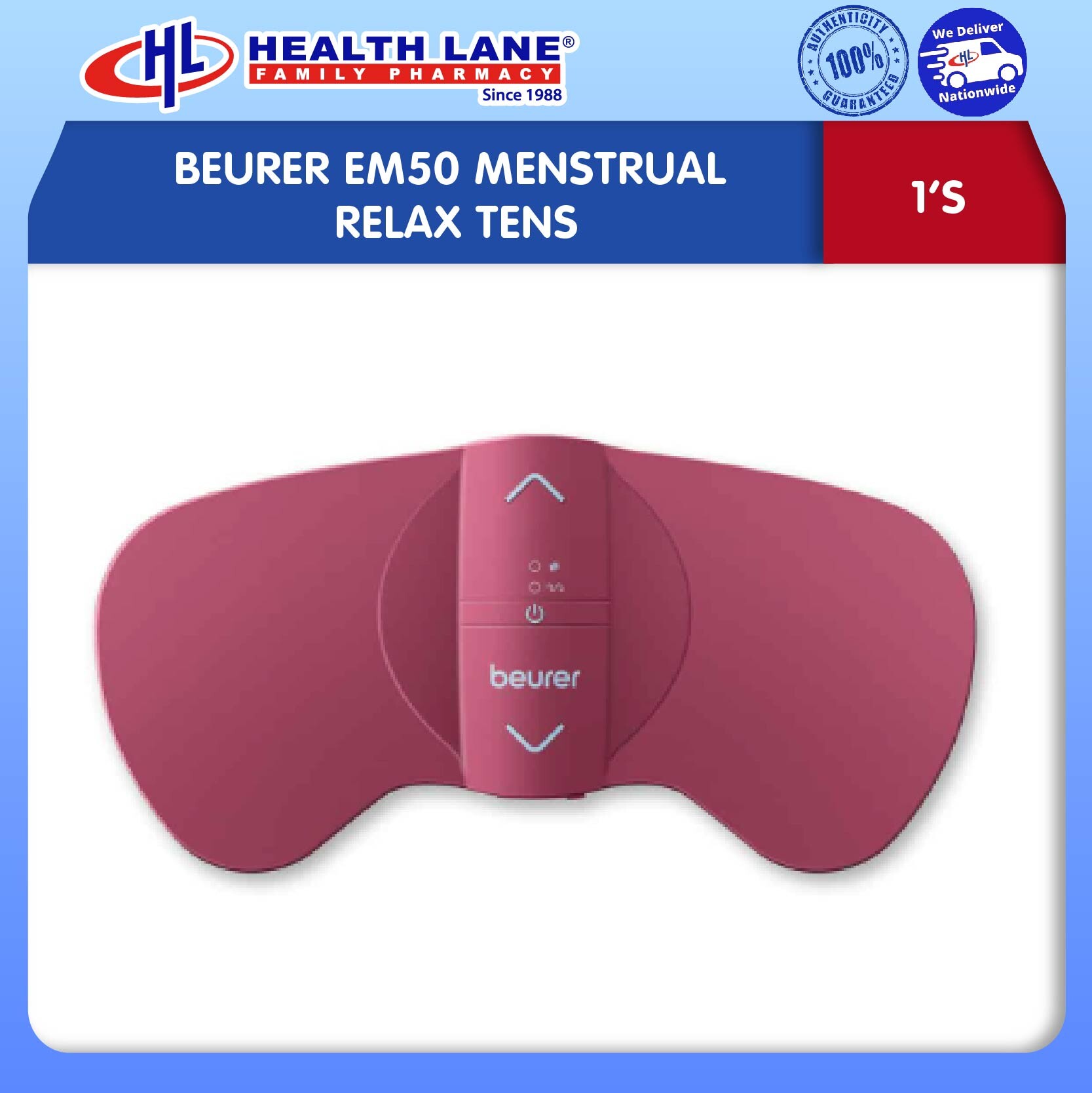 BEURER EM50 MENSTRUAL RELAX TENS